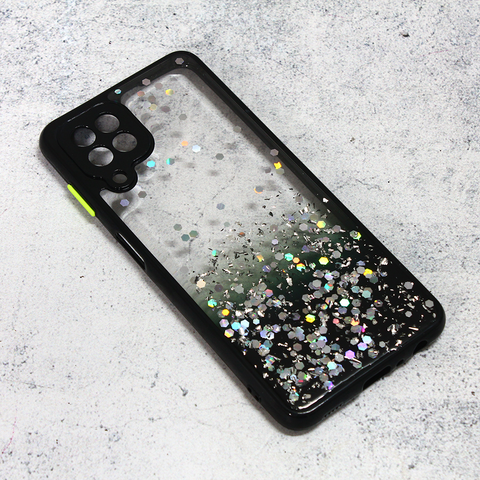 Zastitna futrola okvir Glitter - Samsung A225 Galaxy A22 crna.