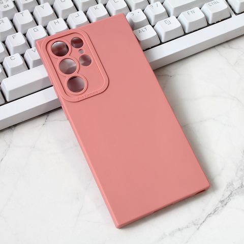 Zastitna futrola Silikon Pro Camera - Samsung Galaxy S22 Ultra 5G roze.