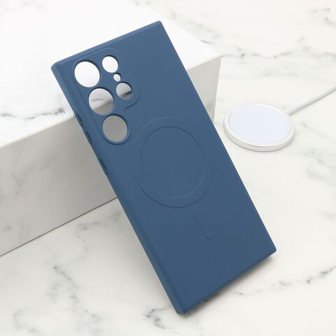 Zastitna futrola VELVET TOUCH MagSafe - Samsung Galaxy S23 Ultra plava (MS).