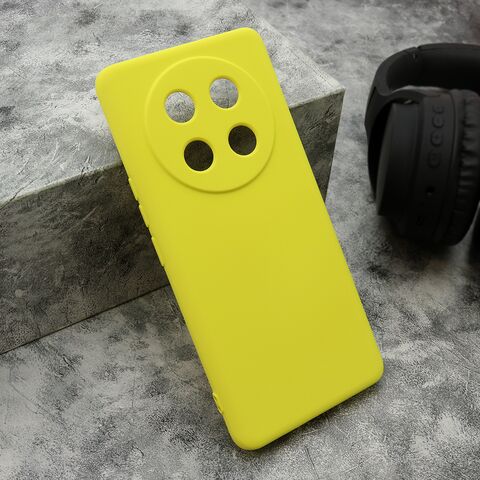 Zastitna futrola VELVET TOUCH - Huawei Honor Magic 7 lite zuta (MS).