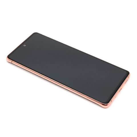 LCD ekran (displej) - Samsung G780F Galaxy S20 FE + Touch screen + okvir orange Full ORG EU (GH82-24220F/24219F/31328F/31329F) (MS).