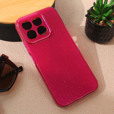 Zastitna futrola Sparkle Dust - Huawei Honor X8b bordo.