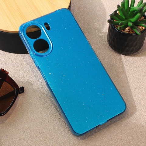 Zastitna futrola Sparkle Dust - Xiaomi Redmi 13C svetlo plava.