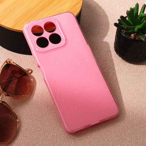 Zastitna futrola Sparkle Dust - Huawei Honor X8a roza.