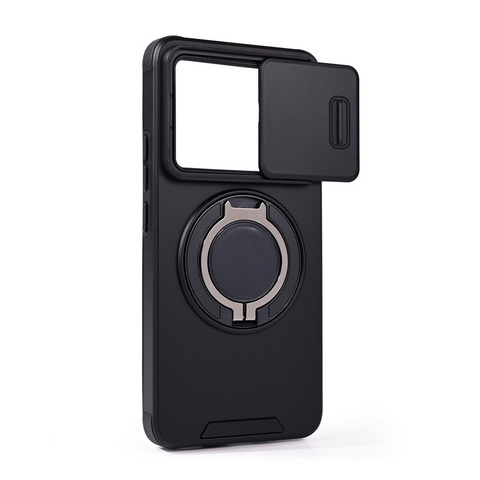 Zastitna futrola CamShield Ring stand - Xiaomi 14T Pro crna.