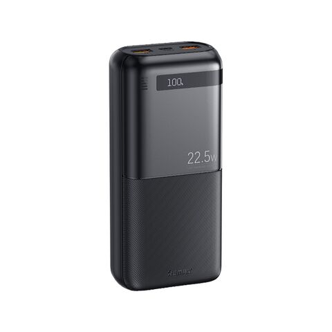 Back Up baterija (univerzalna) REMAX Piloteer 20W PD+22.5W QC 20000mAh RPP-72 crni (MS).