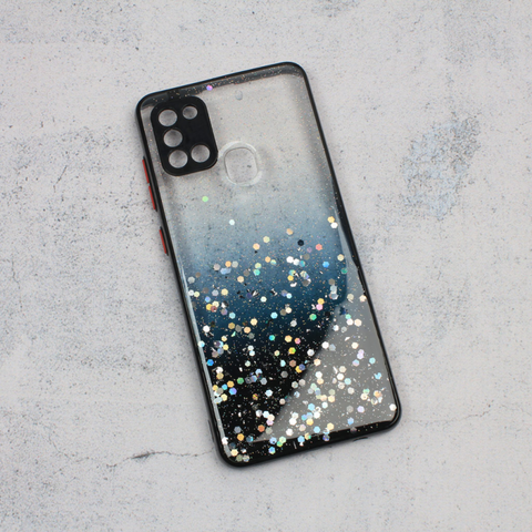 Zastitna futrola okvir Glitter - Samsung A217F Galaxy A21s crna.