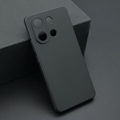 KOLOR silikonska futrola skin (ultra tanka) - Xiaomi Redmi Note 13 4G crna (MS).