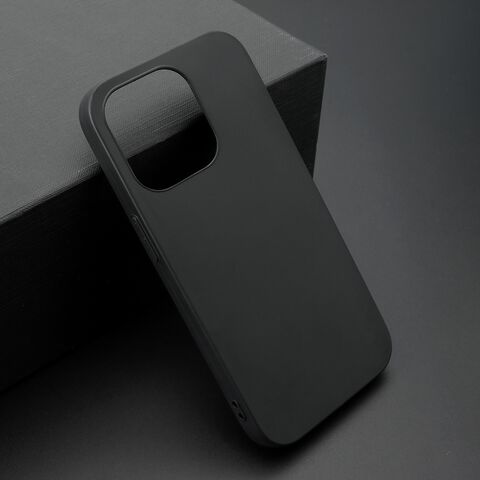 KOLOR silikonska futrola skin (ultra tanka) - iPhone 14 Pro crna (MS).