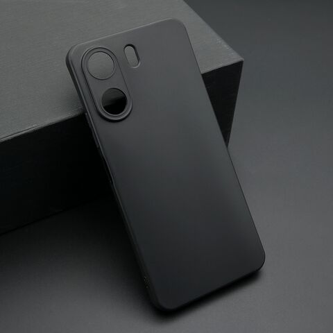KOLOR silikonska futrola skin (ultra tanka) - Xiaomi Redmi 13C/Poco C65 crna (MS).