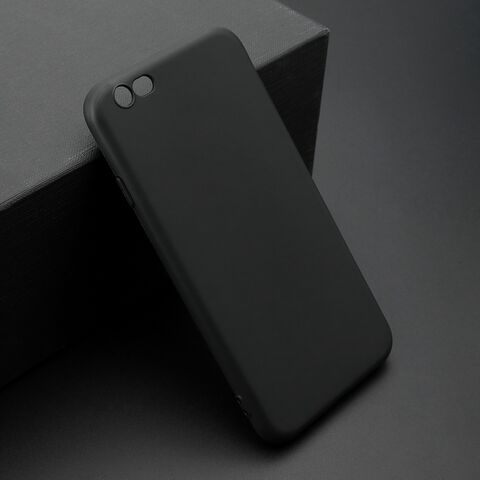 KOLOR silikonska futrola skin (ultra tanka) - Iphone 6G/6S crna (MS).