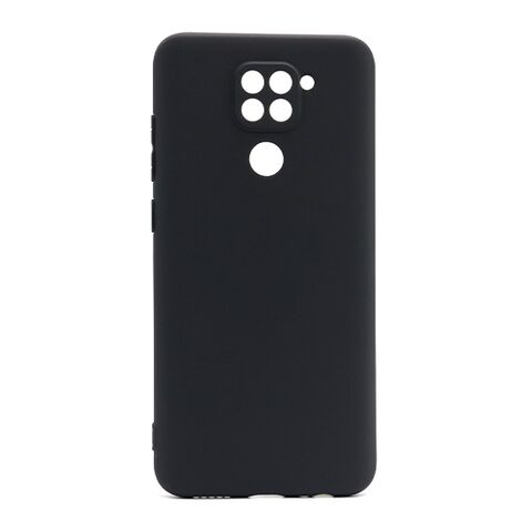 KOLOR silikonska futrola skin (ultra tanka) - Xiaomi Redmi Note 9 crna (MS).
