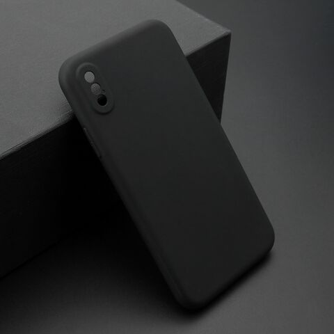 KOLOR silikonska futrola skin (ultra tanka) - Iphone X crna (MS).
