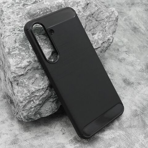 Zastitna silikonska futrola BRUSHED - Samsung S936 Galaxy S25 Plus 5G crna (MS).