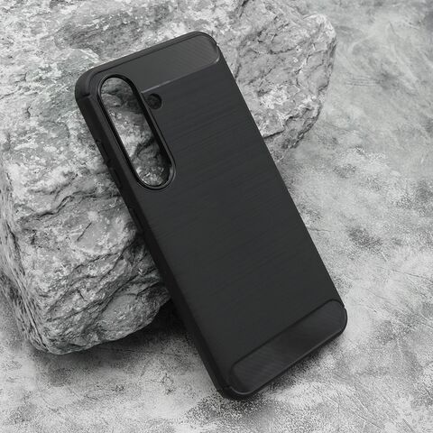 Zastitna silikonska futrola BRUSHED - Samsung S931 Galaxy S25 5G crna (MS).
