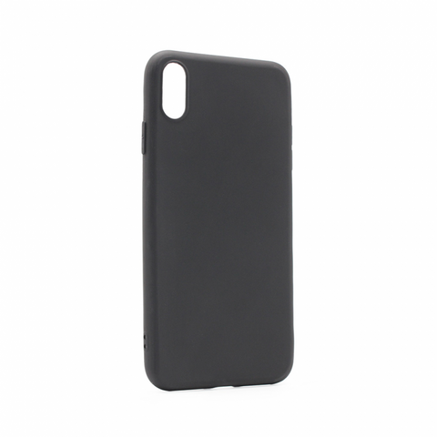 Teracell silikonska futrola skin (ultra tanka) - iPhone XS Max mat crna.