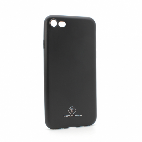 Teracell silikonska futrola skin (ultra tanka) - iPhone 7/8/SE (2020)/SE (2022) mat crna.