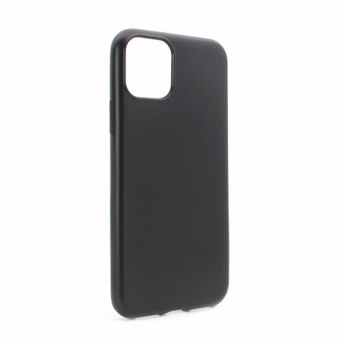 Zastitna silikonska futrola Skin - iPhone 11 Pro mat crna.
