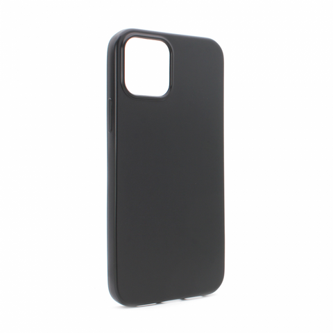Zastitna silikonska futrola Skin - iPhone 12/12 Pro 6.1 mat crna.