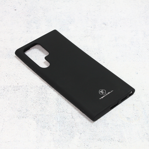 Teracell silikonska futrola skin (ultra tanka) - Samsung Galaxy S22 Ultra 5G mat crna.