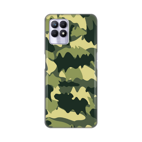 PRINT silikonska futrola skin (ultra tanka) - Realme 8i Army.