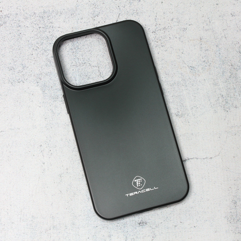 Teracell silikonska futrola skin (ultra tanka) - iPhone 13 Pro mat crna.