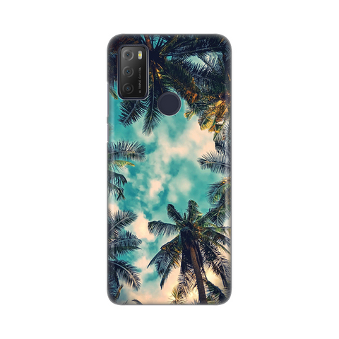 PRINT silikonska futrola skin (ultra tanka) - Alcatel 1S (2021)/3L (2021)/A1 Alpha 21 Palm tree.