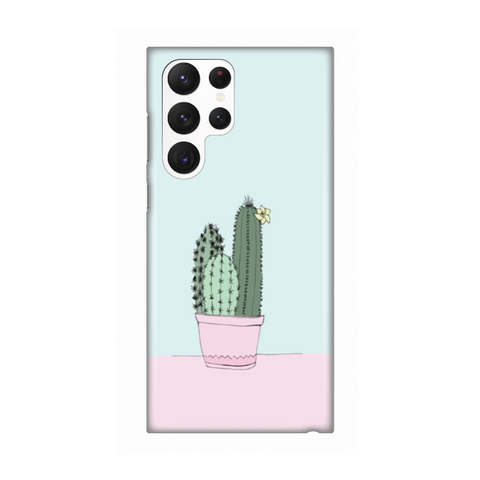 PRINT silikonska futrola - Samsung Galaxy S22 Ultra 5G Cactus.