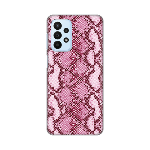 PRINT silikonska futrola - Samsung A235 Galaxy A23 Pink Snake.