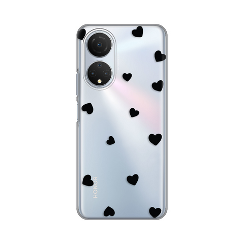 PRINT silikonska futrola skin (ultra tanka) - Huawei Honor X7 Hearts.