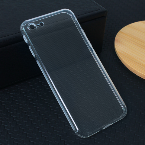 Zastitna silikonska futrola Ultra Thin with pluggy - iPhone 7/8/SE (2020)/SE (2022) Transparent.