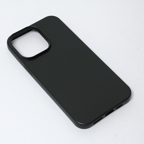 Zastitna silikonska futrola Skin - iPhone 14 Pro Max 6.7 mat crna.