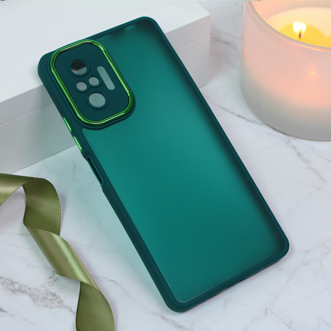 Zastitna futrola Shining Camera - Xiaomi Redmi Note 10 Pro/Redmi Note 10 Pro Max tamno zelena.
