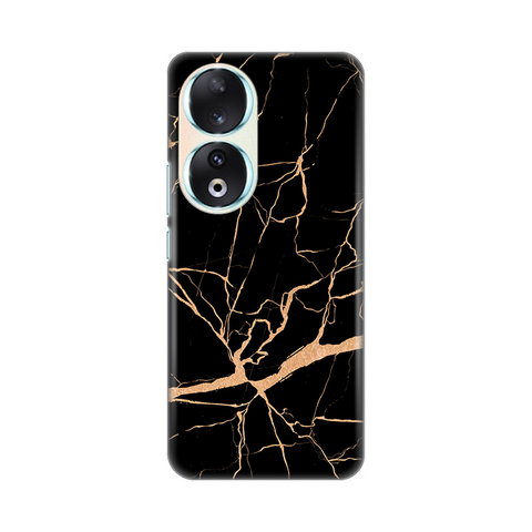 PRINT silikonska futrola - Huawei Honor 90 All crni.