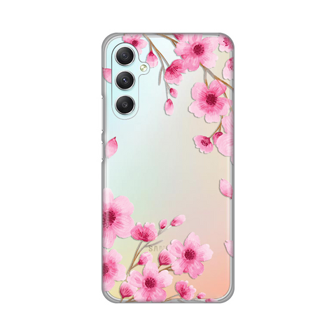 PRINT silikonska futrola skin (ultra tanka) - Samsung Galaxy A34 5G 5G Rose flowers.