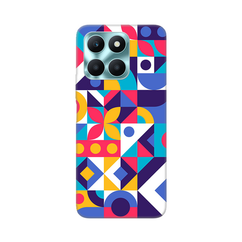 PRINT silikonska futrola skin (ultra tanka) - Huawei Honor X6a Colorful Mosaic.