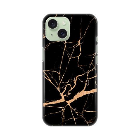 PRINT silikonska futrola - iPhone 15 All crni.