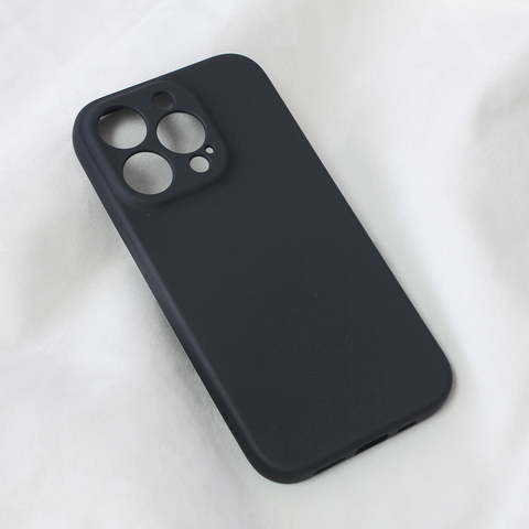 Zastitna futrola Teracell Soft Velvet - iPhone 14 Pro crna.
