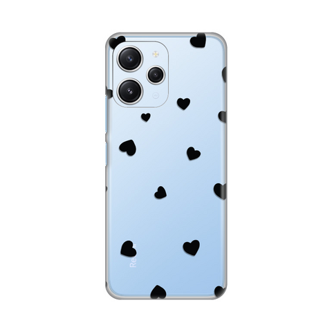 PRINT silikonska futrola skin (ultra tanka) - Xiaomi Redmi 12 Hearts.