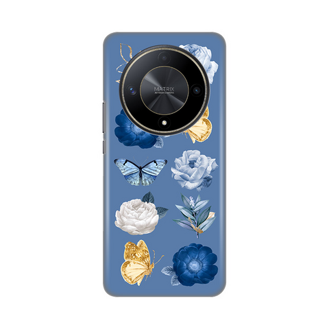 PRINT silikonska futrola - Huawei Honor Magic 6 lite Dusty Blue.