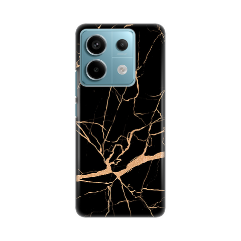 PRINT silikonska futrola - Xiaomi Redmi Note 13 Pro 5G All crni.