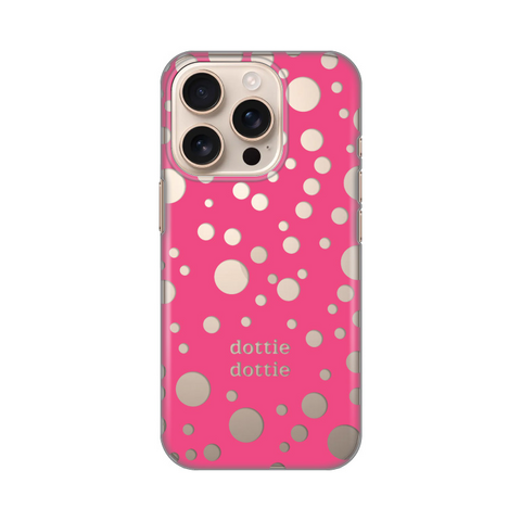 PRINT silikonska futrola skin (ultra tanka) - iPhone 16 Pro Dottie Dottie Pink.