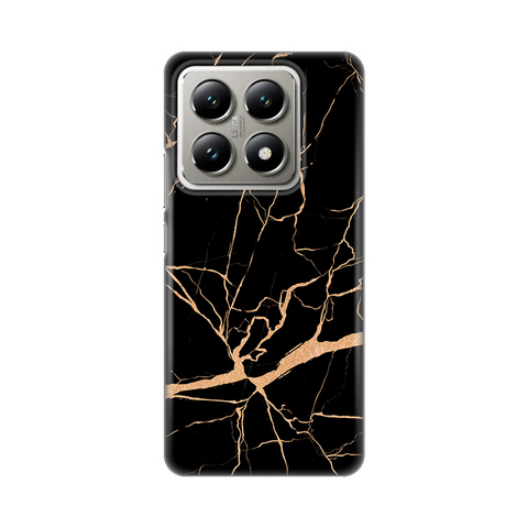 PRINT silikonska futrola - Xiaomi 14T All crni.
