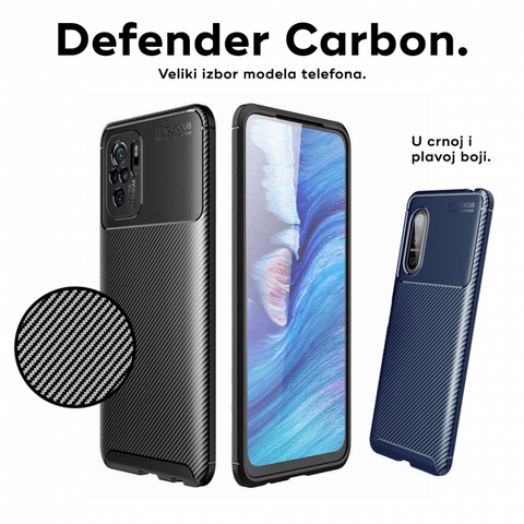 Zastitna futrola Defender Carbon - Samsung S936 Galaxy S25 Plus crna.