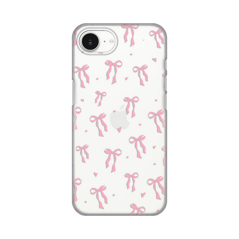PRINT silikonska futrola skin (ultra tanka) - iPhone 16e Cute Bow.