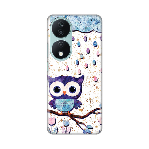 PRINT silikonska futrola skin (ultra tanka) - Huawei Honor X7b Owl.