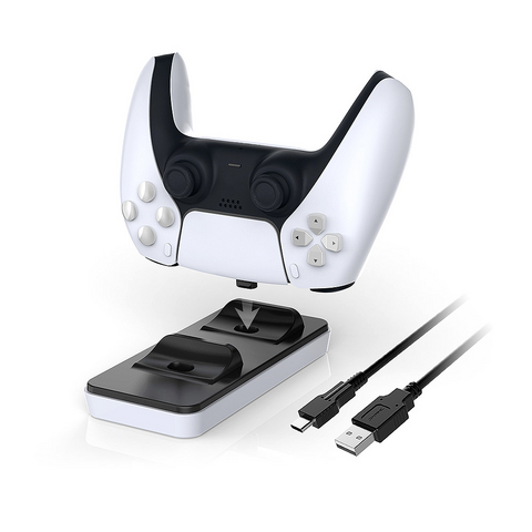 Dobe TP5-0505 stalak-punjac - dva gamepada PS5 bel1.