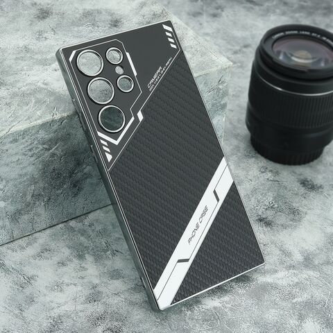 Zastitna futrola CARBON ELEGANCY - Samsung Galaxy S23 Ultra 5G crna (GKK case) (MS).