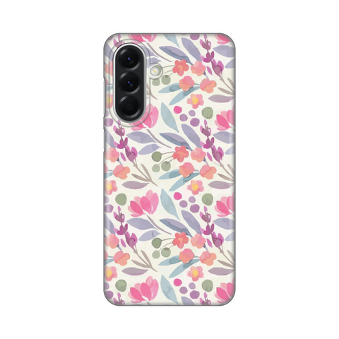 PRINT silikonska futrola - Samsung A566 Galaxy A56 5G Watercolor Flowers.