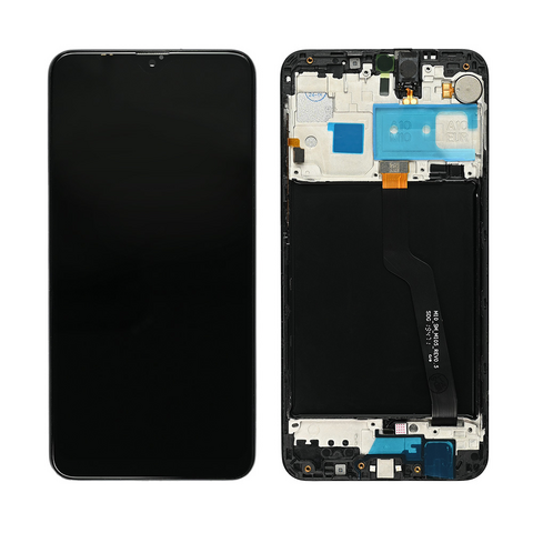 LCD ekran (displej) - Samsung A105/Galaxy A10 (GH82-20227A) + touchscreen + okvir crni FULL ORG-SP.